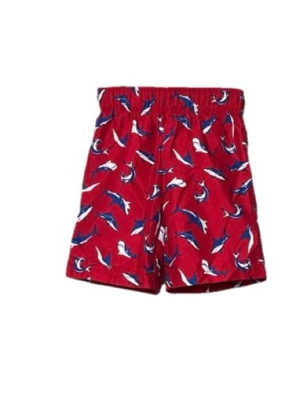 OP Kids Red and Blue sharks Swim Shorts